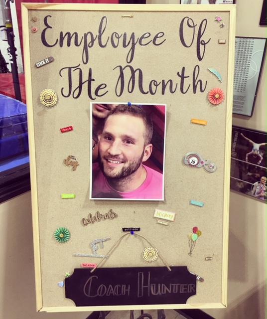 Coach Hunter ~ March Employee of the Month!